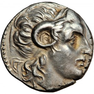 Tracja, Lizymach (323-281 przed Chr.), drachma, Efez, ok. 294-287 przed Chr.