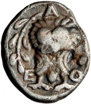 Attica, Athens, AR Hemidrachm, c. 454-404 BC.
