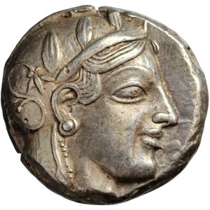 Attyka, tetradrachma, Ateny, ok. 465-460 przed Chr.