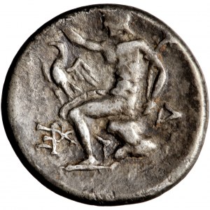 ARCADIA, Arcadian League, AR Triobol, c. 175-168 BC. Megalopolis mint.