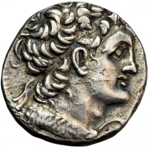 Ägypten, Ptolemäisches Königreich, Ptolemäus X Alexander I., unabhängige Herrschaft, 101-88 v. Chr., Tetradrachma, Alexandria, Regierungsjahr 14 = 101/100 v. Chr.