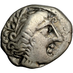 Celtic coins, north Italy, Salluvii, drachm, imitation of Massalia, ‘Wolf’ type - 1. stage, late 2nd century BC, uncertain mint