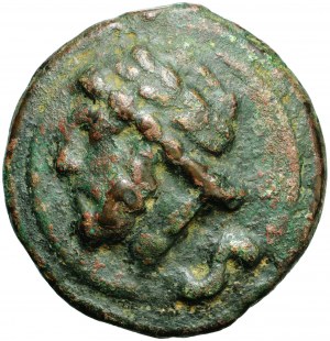 Republika Rzymska, aes grave, emisja anonimowa, semis - seria libralna, Rzym, 225-217 przed Chr.