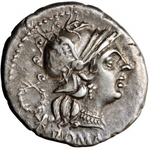 Roman Republic, C. Servilius, AR Denarius c. 136 BC