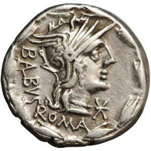 Republika Rzymska, M. Acilius Balbus, denar, Rzym, 125 przed Chr.