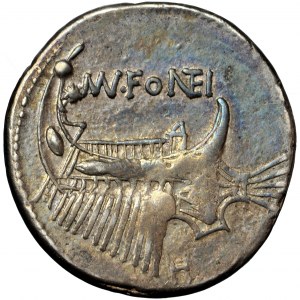 Republika Rzymska, Mn. Fonteius, denar, Rzym, 108-107 przed Chr.