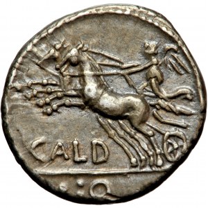 Republika Rzymska, C. Coelius Caldus, denar, Rzym, 104 przed Chr.