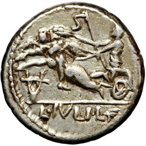 Republika Rzymska, L. Juliusz Cezar, denar, Rzym, 103 przed Chr.
