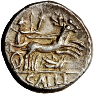 Roman Republic, C. Allius Bala, AR Denarius, 92 BC., Rome mint