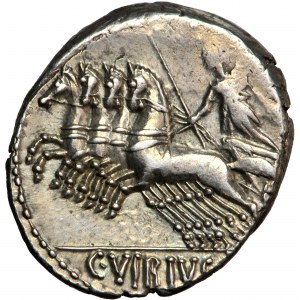 Roman Republic, C. Vibius Pansa, AR Denarius, 90 BC. Rome mint.