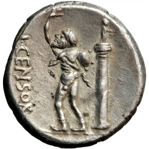 Römische Republik, L. Censorinus, Denar, Rom, 82 v. Chr.