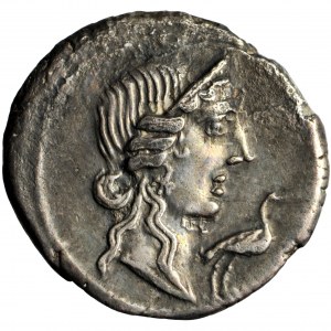 Roman Republic, Q. Caecilius Metellus Pius. 81 BC. AR Denarius, mint of Rome