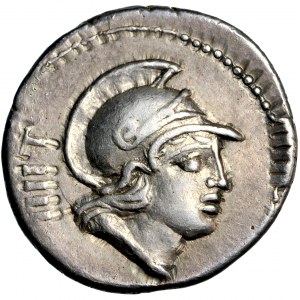 Republika Rzymska, P. Satrienus, denar, Rzym, 77 przed Chr.