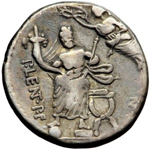 Roman Republic, P. Lentulus P.f. L.n. Spinther. AR Denarius, 71 BC, mint of Rome.