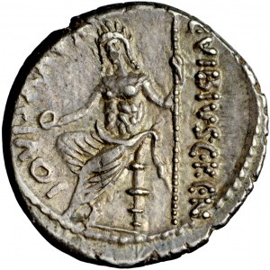 Republika Rzymska, C. Vibius Pansa Caetronianus, denar, Rzym, 48 przed Chr.