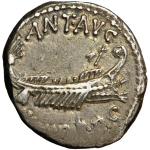 Römische Republik, Marcus Antonius, Legionsdenar, Patras (?), Herbst 32 - Frühjahr 31 v. Chr.