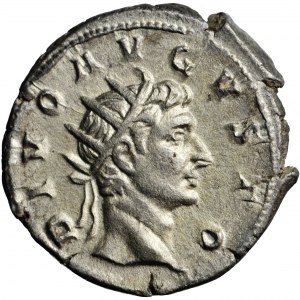 Roman Empire, Augustus (27 BC-AD 14), AR Antoninianus, AD 249-251, struck by Trajan Decius in Rome mint.