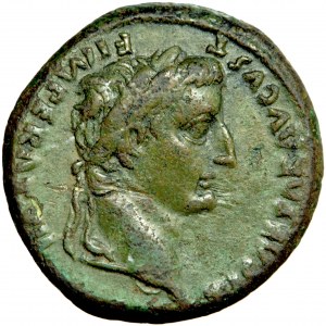 Roman Empire, Tiberius as Caesar, AE Semis, AD 12-14, mint of Lugdunum