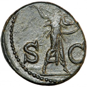Cesarstwo Rzymskie, Klaudiusz (41-54 po Chr.), as, Rzym lub Hiszpania, ok. 41-50 po Chr.