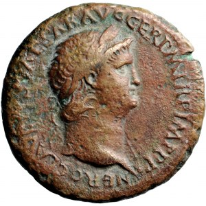 Roman Imperial, Nero (54-68), AE Sestertius, c. AD 64, mint of Rome