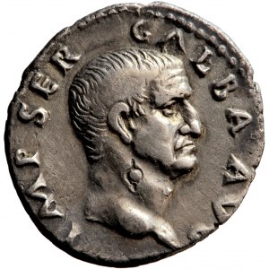 Roman Empire, Galba as Roman Emperor (68-69), AR Denarius, AD 68-69, mint of Rome