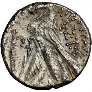 Prowincje rzymskie. Fenicja, szekel (judaszowy srebrnik), Tyr, datowany 150 miejscowej ery = 24/25 po Chr.