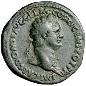 Roman Empire, Domitian (81-96), AE As, AD 85, mint of Rome