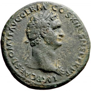 Roman Empire, Domitian (81-96), AE As, AD 86-86, mint of Rome