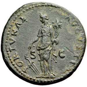 Roman Empire, Domitian (81-96), AE As, AD 86-86, mint of Rome
