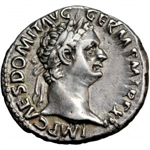 Roman Empire, Domitian (81-96), AR Denarius, Rome mint, AD. 95-96.