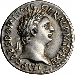 Roman Empire, Domitian (81-96), AR Denarius, AD 92, Rome mint.