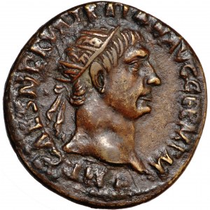 Roman Empire, Trajan (98-117), AE Dupondius, AD 100, mint of Rome