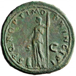 Roman Empire, Trajan (98-117), AE Sestertius, AD. 107, mint of Rome.