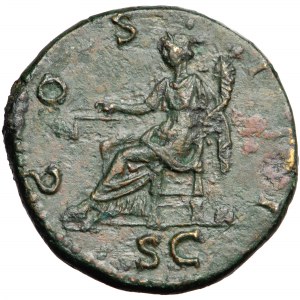 Römisches Reich, Hadrian (117-138), Dupondius, Rom, 125-128