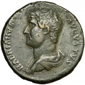 Cesarstwo Rzymskie, Hadrian (117-138), sesterc, Rzym, 129-130