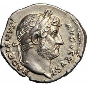 Cesarstwo Rzymskie, Hadrian (117-138), denar, Rzym, 125-128