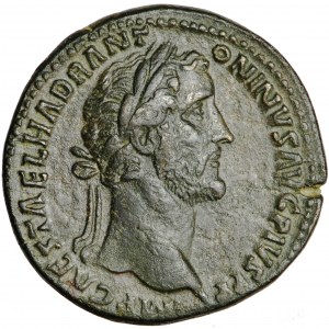 Cesarstwo Rzymskie, Antoninus Pius (138-161), sesterc, Rzym, 151-152
