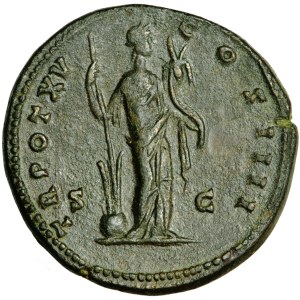 Roman Empire, Antoninus Pius (138-161), AE Sestertius, AD 151-152, Rome mint.