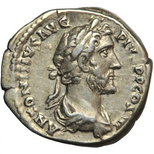 Cesarstwo Rzymskie, Antoninus Pius, denar, Rzym, 140-144