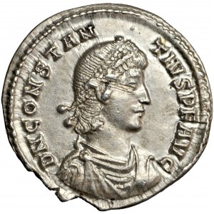 Roman Empire, Constantius II (337-361), AR Siliqua, AD 351-355, mint of Constantinople, officine S