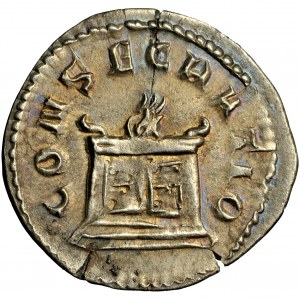 Cesarstwo Rzymskie, Antoninus Pius (138-161), emisja pamiątkowa za Trajana Decjusza, antoninian, Mediolan lub Rzym, 250-251