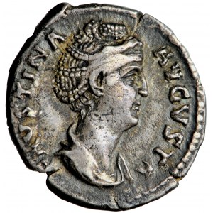 Roman Empire, Faustina I (died 140/1), AR Denarius issued posthumously by Antoninus Pius, AD 141-161, mint of Rome
