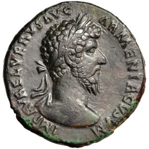 Cesarstwo Rzymskie, Lucjusz Werus (161-169), sesterc, 165, Rzym