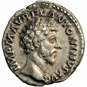 Cesarstwo Rzymskie, Marek Aureliusz (161-180), denar, Rzym, 161