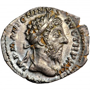Cesarstwo Rzymskie, Marek Aureliusz (161-180), denar, Rzym, 170-171