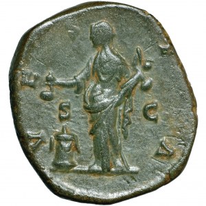 Roman Empire, Lucilla (164-182), AE Dupondius or As struck under M. Aurelius, AD 164-166, mint of Rome