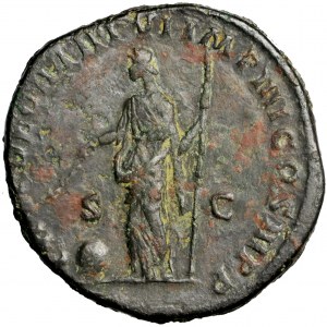 Cesarstwo Rzymskie, Kommodus (180-192), sesterc, Rzym, 181