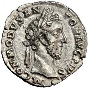 Cesarstwo Rzymskie, Kommodus (180-192), denar, Rzym, 183