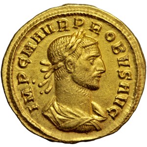 Roman Empire, Probus (276-282), AV aureus, AD 277, mint of Cyzicus