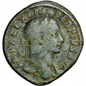 Cesarstwo Rzymskie, Aleksander Sewer (222-235), sesterc, Rzym, 231